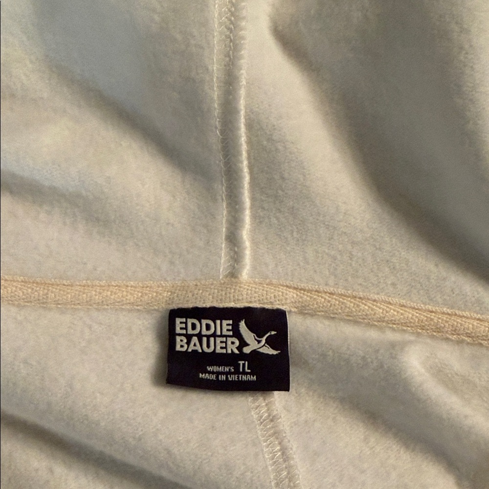 Eddie Bauer Women's Off-White Fleece Jacket